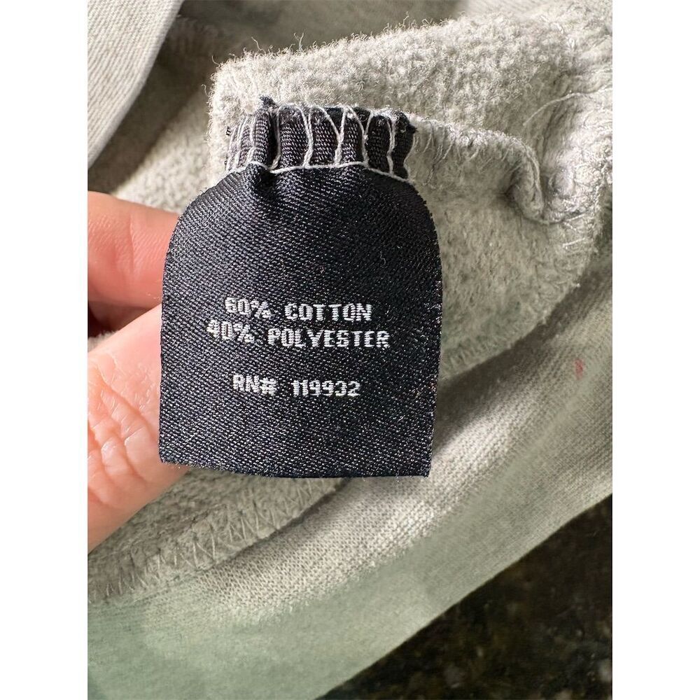 McGraw Unisex Gray Hoodie Jacket L Tour Patch Detail Casual - Picture 9 of 10